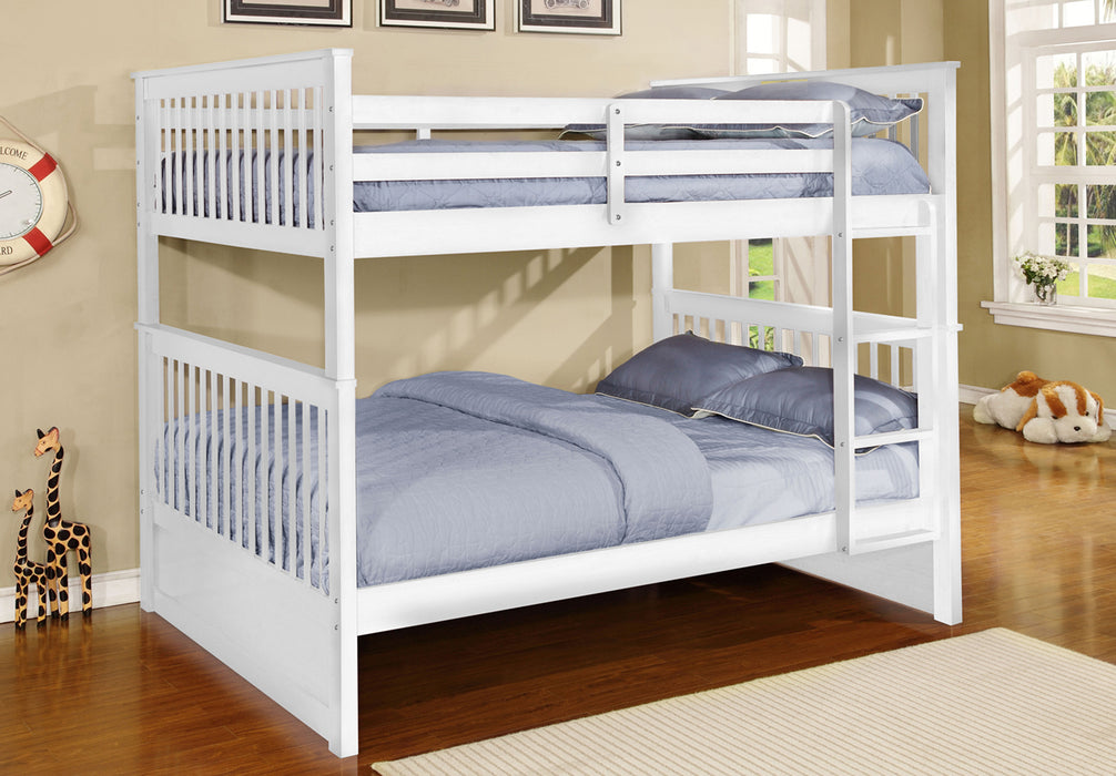 Paloma Full/Full Bunk Bed - White