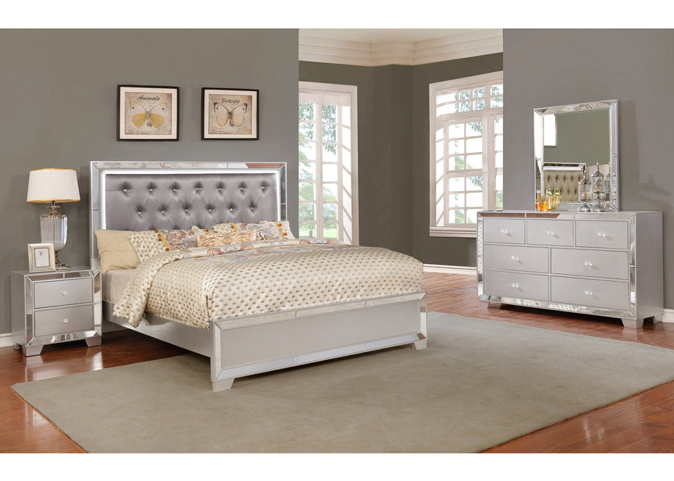 Belisa Bedroom Sets- Silver