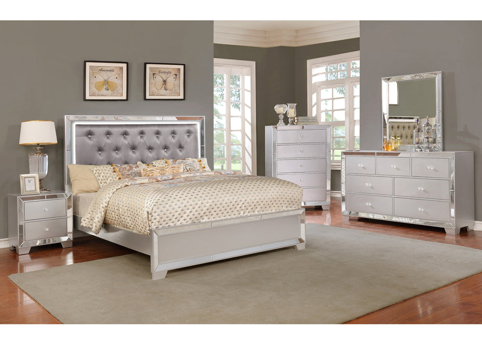 Belisa Bedroom Sets- Silver