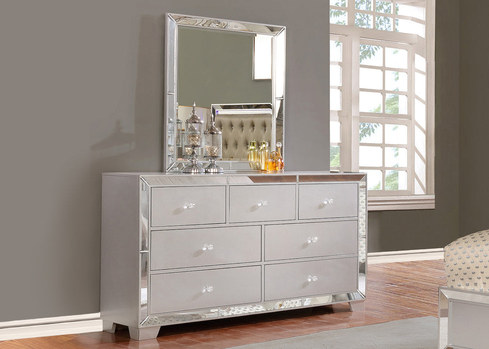 Belisa Dresser/Mirror - Silver