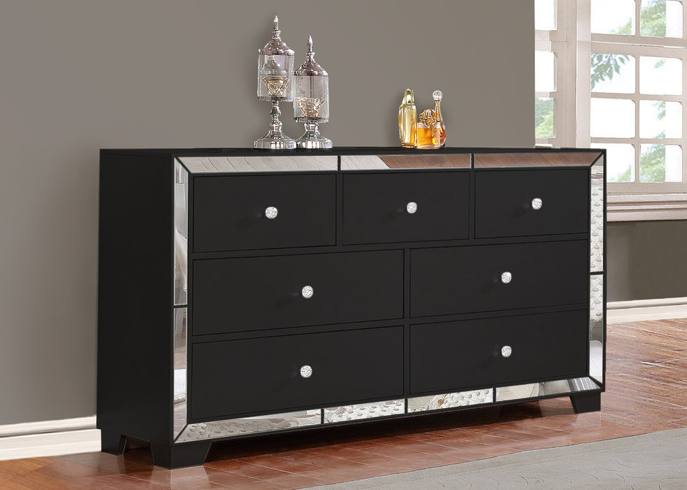 Belisa Dresser/Mirror - Black