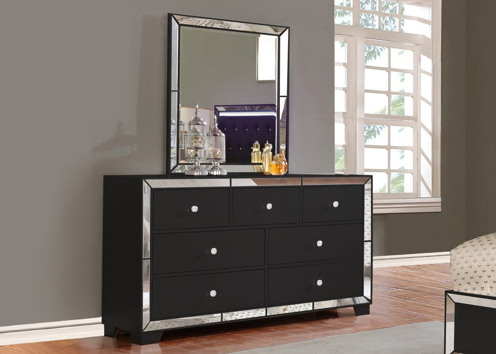 Belisa Dresser/Mirror - Black
